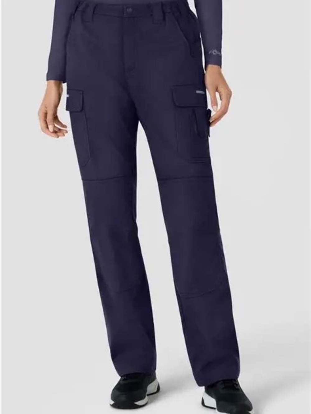 Carhartt Women's Navy Rugged Flex RSCU Ripstop Scrub Cargo Pants size Reg Medium